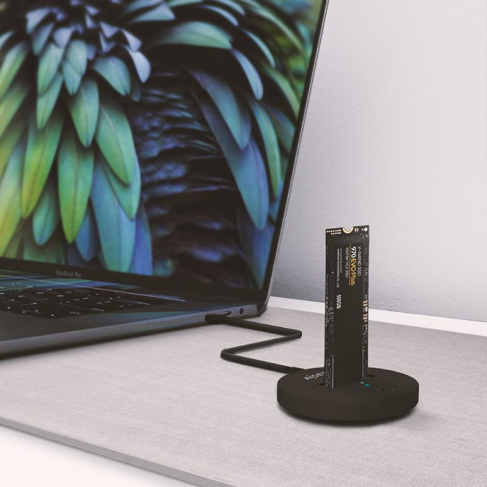 Aisens Dock USB-C para SSD M.2 SATA/NVMe ASUC-M2D013-BK Negro